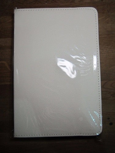 7" White PU Leather Multi Angle Stand Carry Case for Android Touchscreen Tablet