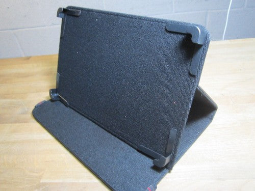 9" Black PU Leather Multi Angle Stand Carry Case for Android Touchscreen Tablet