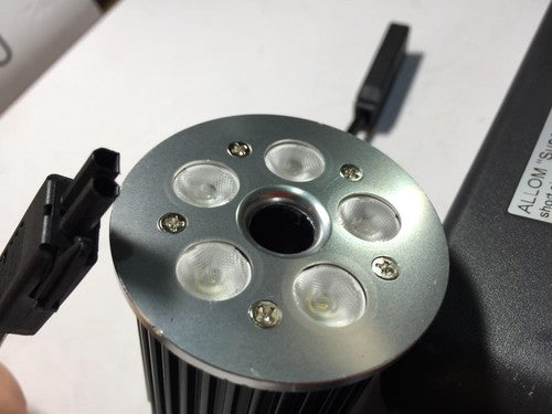 White 90mm Tilt Fitted 5 x LED Ceiling Downlight Spotlight with 22V 580mA Driver