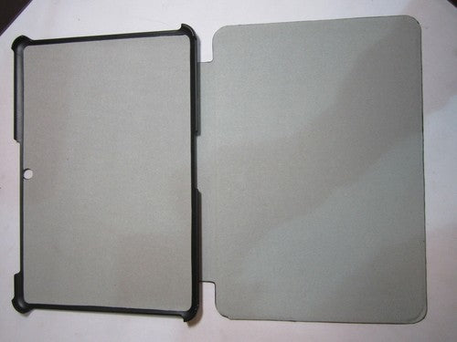 Black PU Leather Snap On Case Shell Case for Samsung Galaxy TAB 2 10.1 Inch