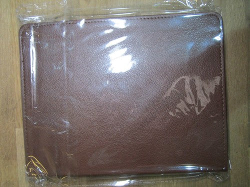 8" Brown PU Leather Multi Angle Stand Carry Case for Android Touchscreen Tablet