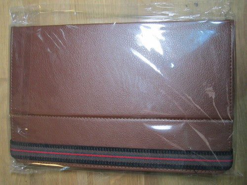 9" Brown PU Leather Multi Angle Stand Carry Case for Android Touchscreen Tablet
