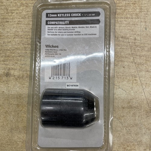 Wickes 13mm Keyless Chuck 215713