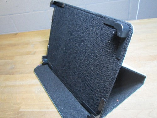 8" Blue PU Leather Multi Angle Stand Carry Case for Android Touchscreen Tablet