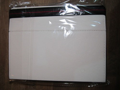 8" White PU Leather Multi Angle Stand Carry Case for Android Touchscreen Tablet