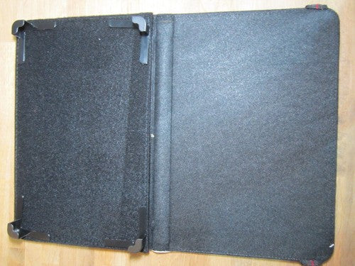 9" White PU Leather Multi Angle Stand Carry Case for Android Touchscreen Tablet