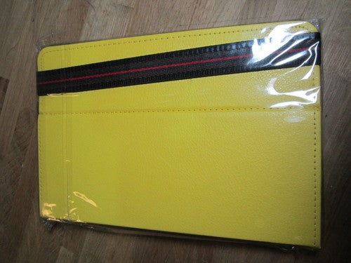 7" Yellow PU Leather Multi Angle Stand Carry Case for Android Touchscreen Tablet