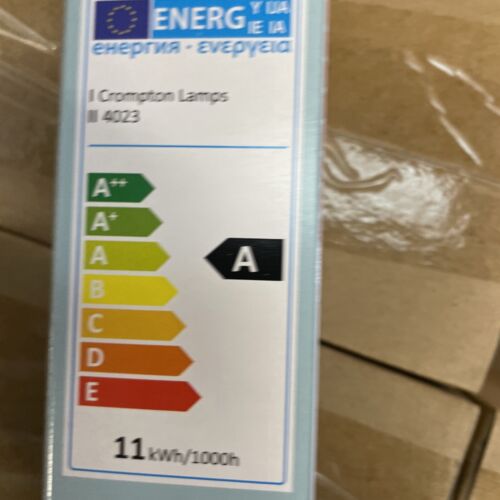 10 x Crompton 4023 Compact Fluorescent T4 Stick Lamps 2700K BC-B22d - 11 Watt