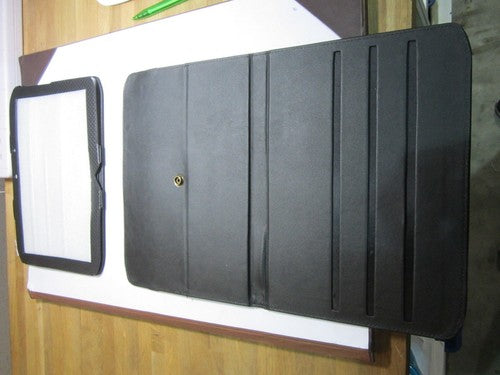 PU Leather 360 Rotation Carry Case Stand Folder for Motorola Xoom 2 10.1 inch