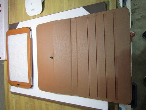 Brown PU Leather 360 Rotation Carry Case Stand Folder for Archos 101 G9