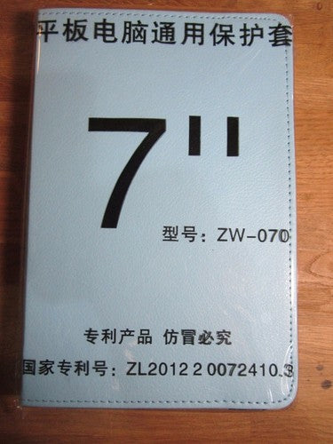 7" Blue PU Leather Multi Angle Stand Carry Case for Android Touchscreen Tablet