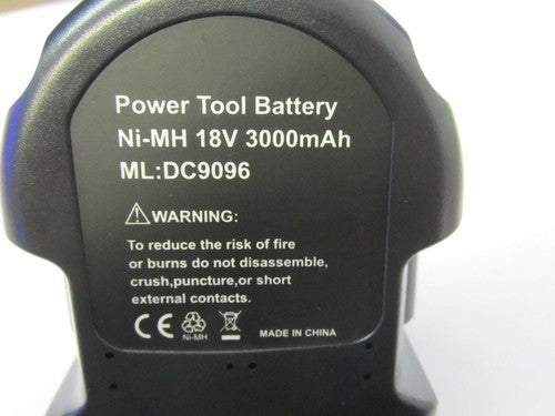 Replacement 18V 3.0Ah Ni-MH Battery Pack for Dewalt DE9095 DE9096 DE9098