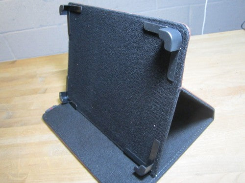 8" Brown PU Leather Multi Angle Stand Carry Case for Android Touchscreen Tablet