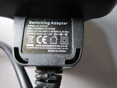 Replacement 3V AC Adaptor Power Supply for Sony ICF-SW11 Portable Radio