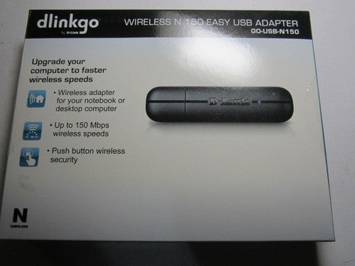 D-Link GO-USB-N150 Wireless N150 Easy Easy USB Adapter Wi-Fi Internet Dongle