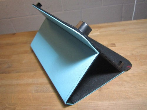 9" Blue PU Leather Multi Angle Stand Carry Case for Android Touchscreen Tablet
