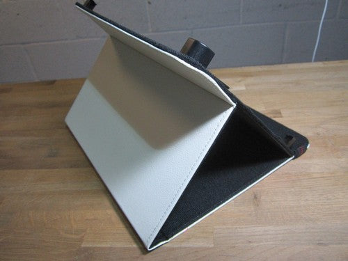 9.7" White PU Leather Multi Angle Stand Carry Case for Android Tablet