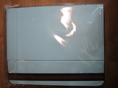 9.7" Blue PU Leather Multi Angle Stand Carry Case for Android Touchscreen Tablet