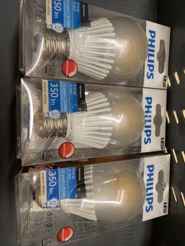 3 x PHILIPS MYAMBIANCE E27 DIMMABLE WARM WHITE 7W 32W 350 lm