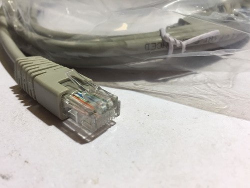 Grey 3m Ethernet RJ45 Network CAT5e Patch Lead Cable