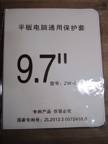 9.7" White PU Leather Multi Angle Stand Carry Case for Android Tablet