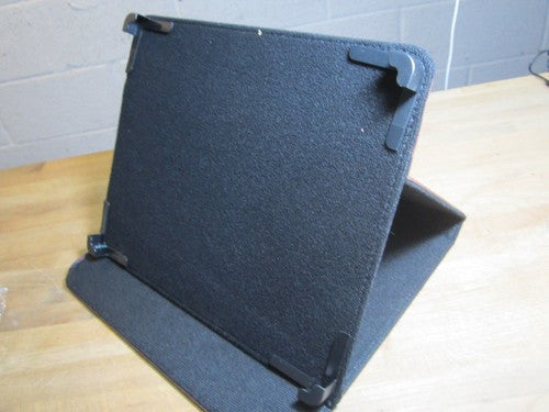 9.7" Brown PU Leather Multi Angle Stand Carry Case for Android Tablet