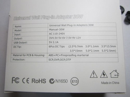 USA Replacement 9V 1450mA Centre Negative 5.5mm x 2.5mm 4 CD-ROM2 Interface Unit