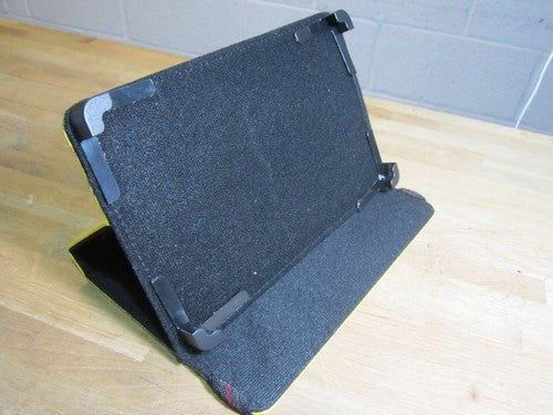 7" Yellow PU Leather Multi Angle Stand Carry Case for Android Touchscreen Tablet