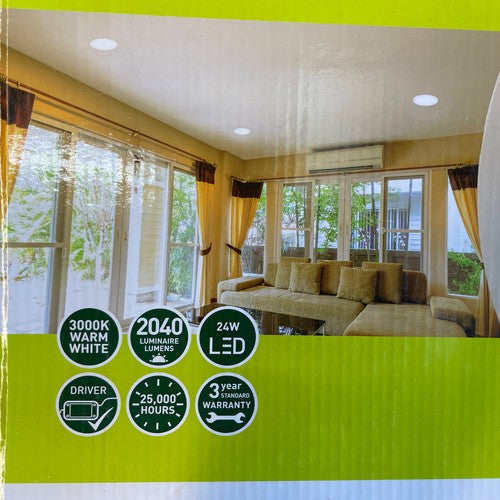 LUCECO 300mm ECO SLIMLINE LED DOWNLIGHT