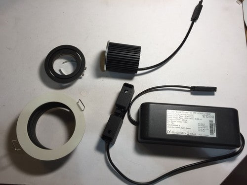 10 X White 90mm Tilt Fitted 5 x LED Ceiling Downlight Lights Spotlight + Driver