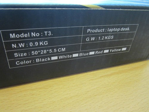 RED Laptop Portable Cooling Table Sofa Desk Stand + Folding Multi Angle Legs