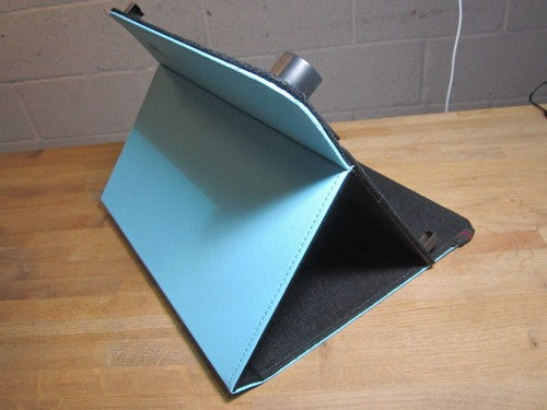 9.7" Blue PU Leather Multi Angle Stand Carry Case for Android Touchscreen Tablet