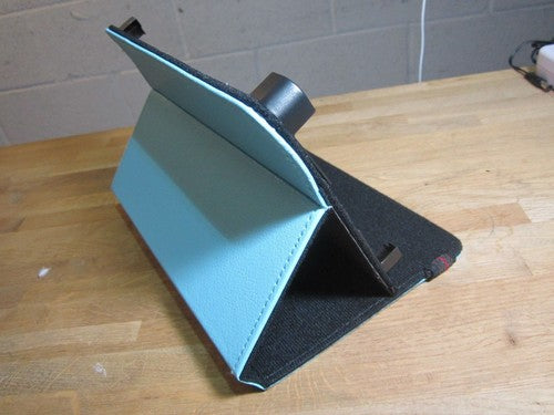 7" Blue PU Leather Multi Angle Stand Carry Case for Android Touchscreen Tablet