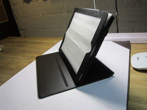 PU Leather 360 Rotation Carry Case Stand Folder for iPad 2 and 3