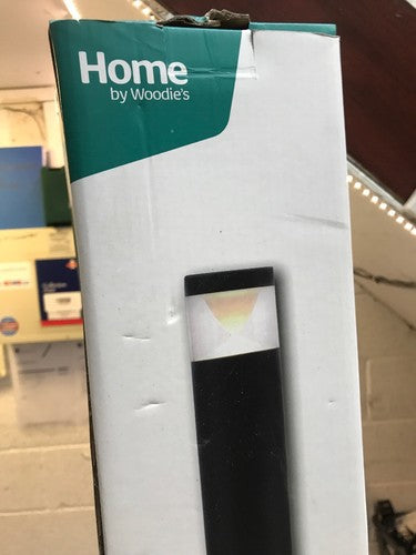 Outdoor Led Adjustable Height Post Black Ip44 1154639