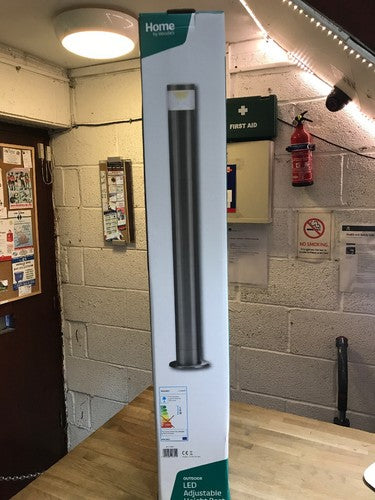 Outdoor Led Adjustable Height Post Stainless Steel Ip44 1154640