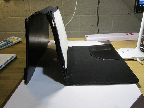 Black Shiny PU Leather Carry Case Stand Folder for ASUS VIVO TAB TF810C