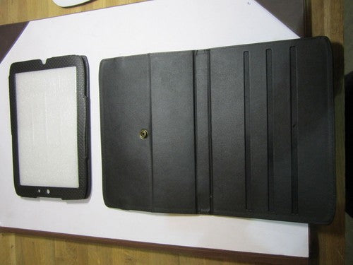 Black PU Leather 360 Rotation Carry Case Stand Folder for Motorola Xoom 2 8.2"