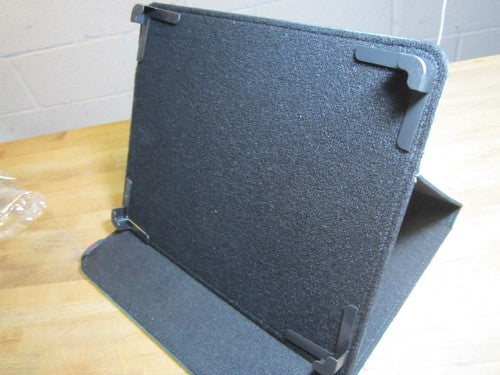 9.7" Blue PU Leather Multi Angle Stand Carry Case for Android Touchscreen Tablet