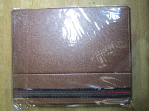 9.7" Brown PU Leather Multi Angle Stand Carry Case for Android Tablet