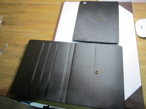 PU Leather 360 Rotation Carry Case Stand Folder for iPad 2 and 3