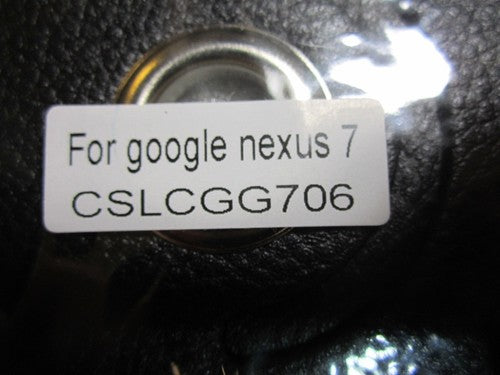 Black PU Leather 360 Rotation Carry Case Holder for Google Nexus 7 Tablet PC