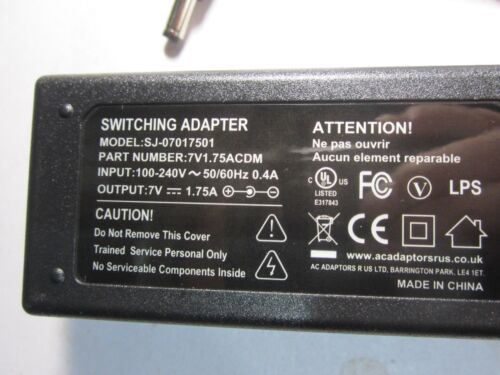 Saturn Wheel Power Supply 7V 12W without Figure 8 Power lead