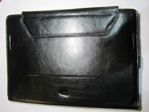 Black Shiny PU Leather Carry Case Stand Folder for ASUS VIVO TAB TF810C