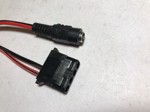 5.5mm x 2.1mm DC Socket to Male Molex 4 Pin Connector Wire Lead