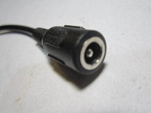 5.5mm x 2.1mm Female DC Lead to 5.5mm x 2.1mm Male with THIN PLASTIC CONNECTOR