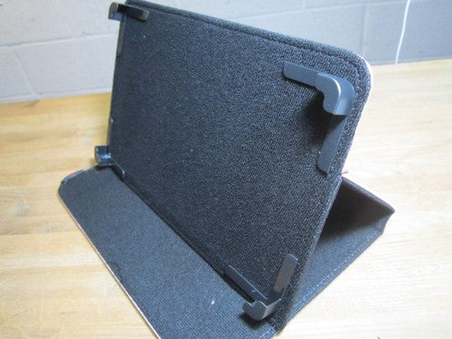9" L Pink PU Leather Multi Angle Stand Carry Case for Android Touchscreen Tablet