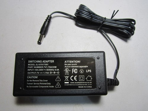 7V 7.0V 1.75A 1750mA Mains AC-DC Desktop Switching Adaptor Power Supply 3.5/1.3