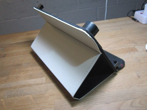 7" White PU Leather Multi Angle Stand Carry Case for Android Touchscreen Tablet