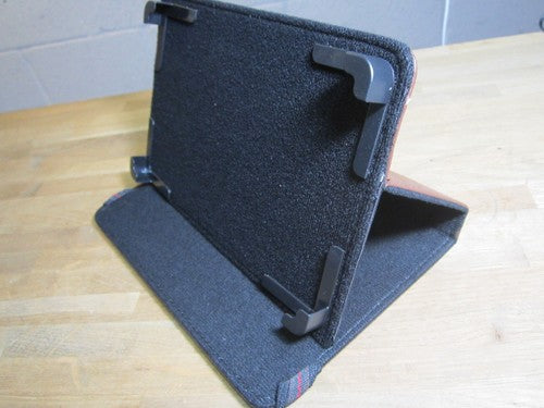 7" Brown PU Leather Multi Angle Stand Carry Case for Android Touchscreen Tablet